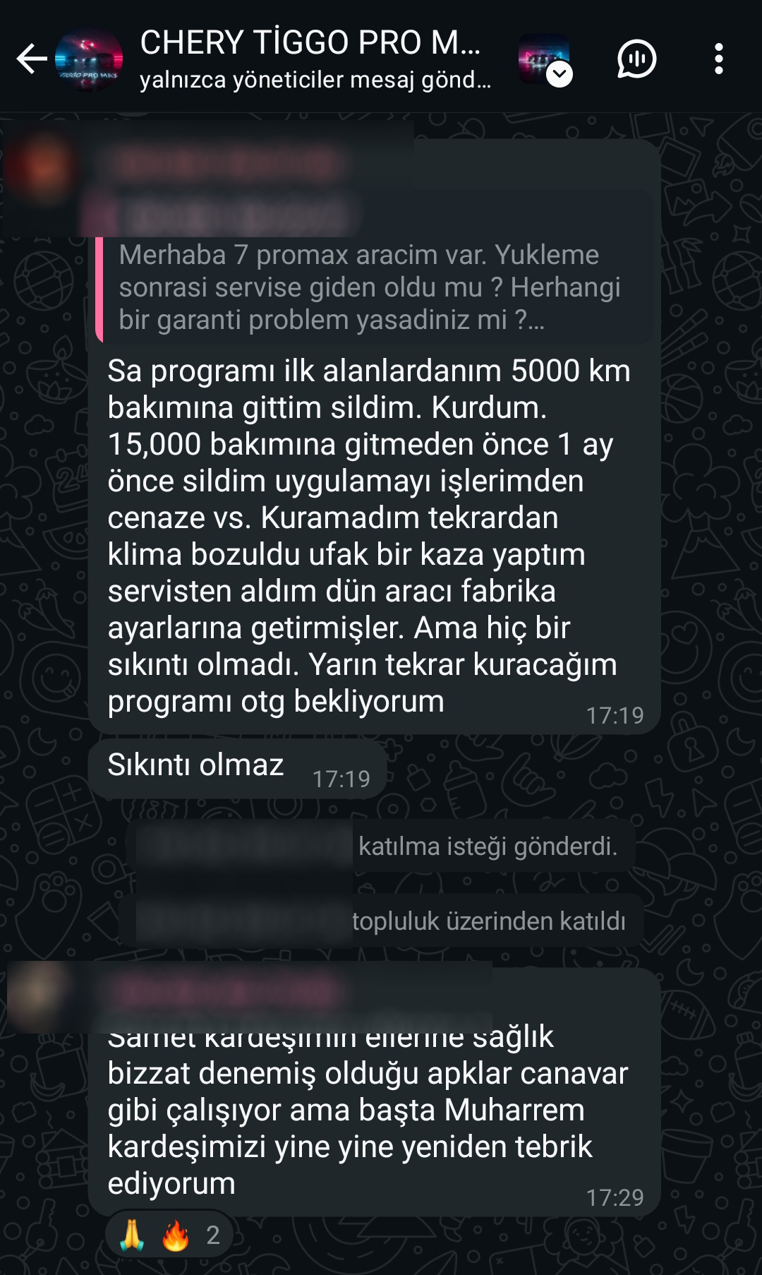Kullanıcı Dönüşü