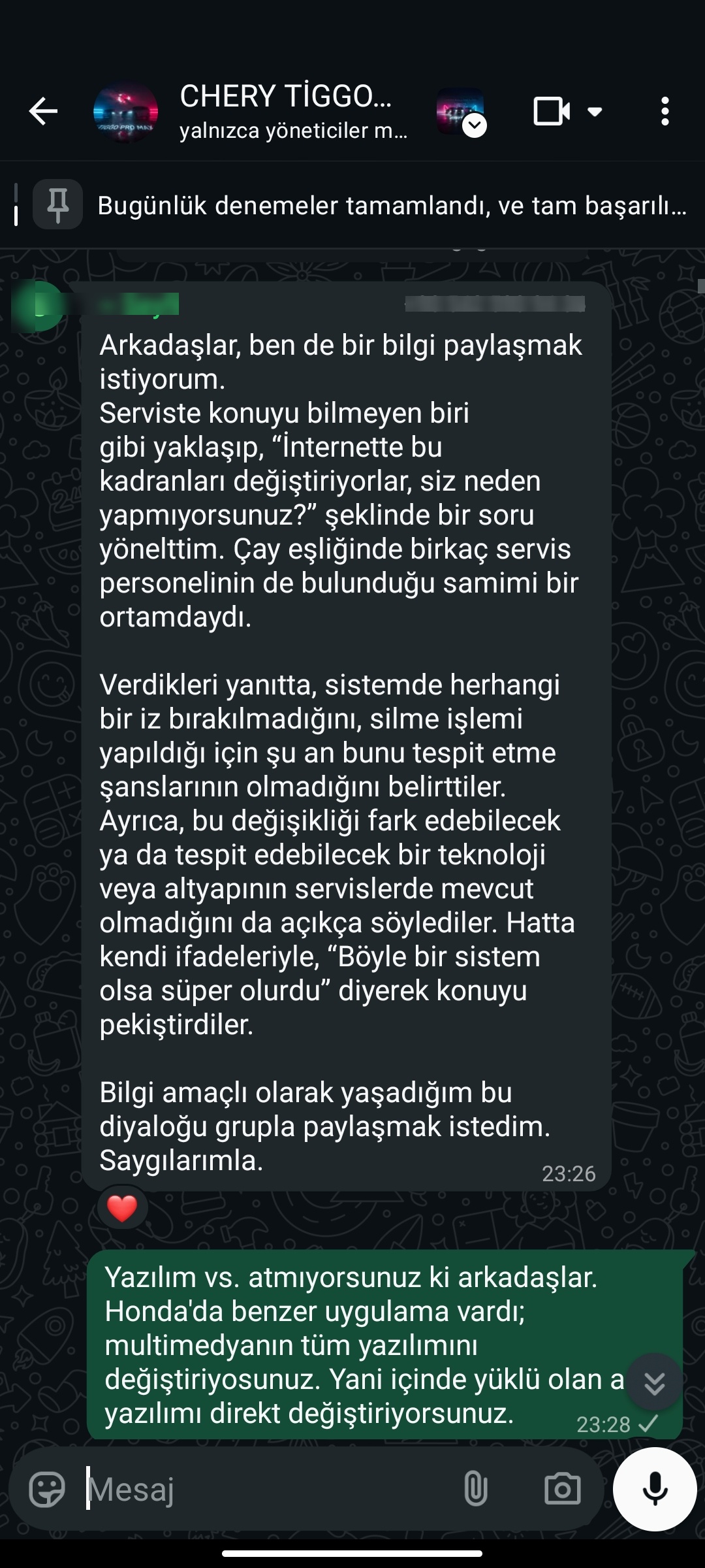 Kullanıcı Dönüşü