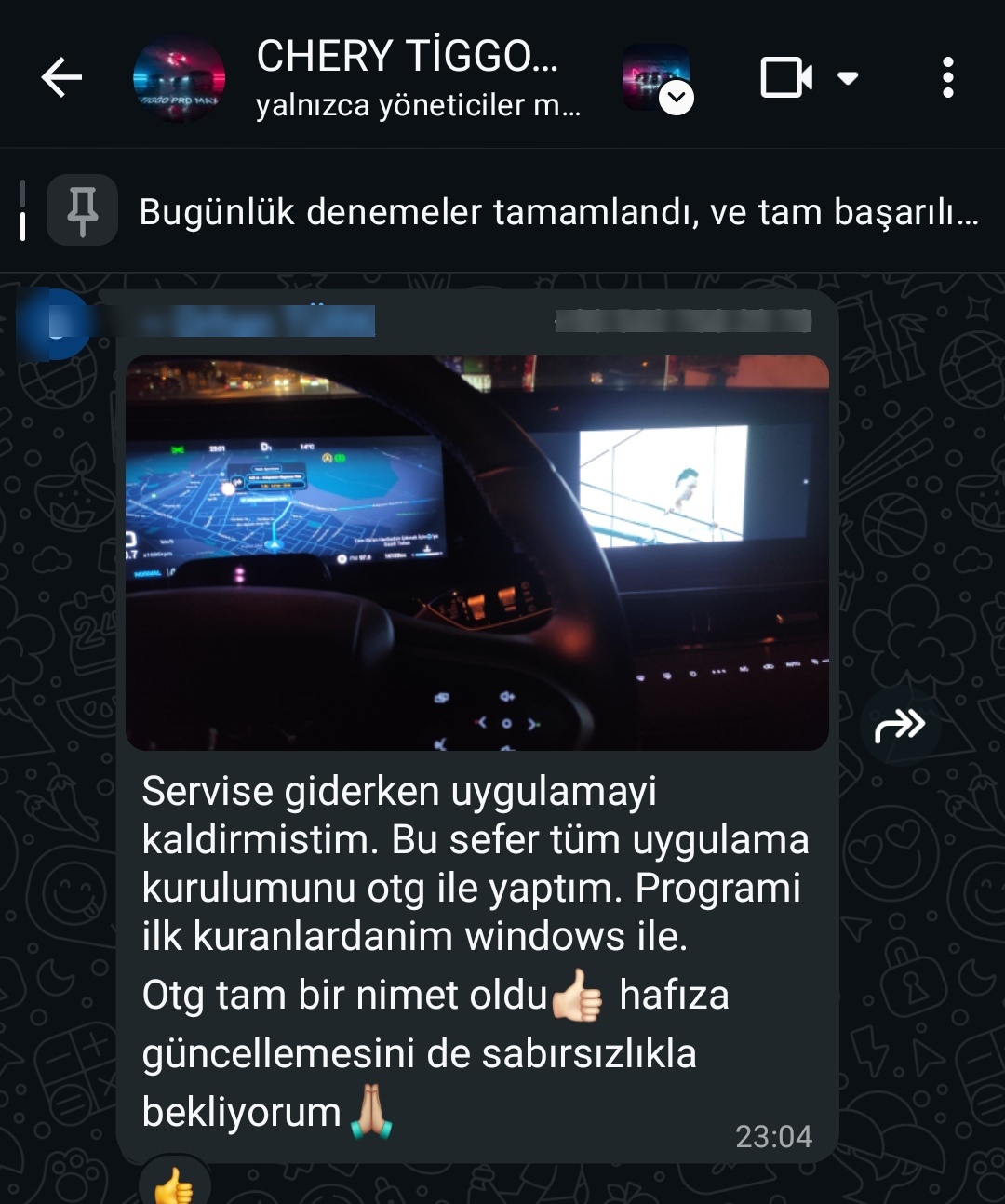 Kullanıcı Dönüşü