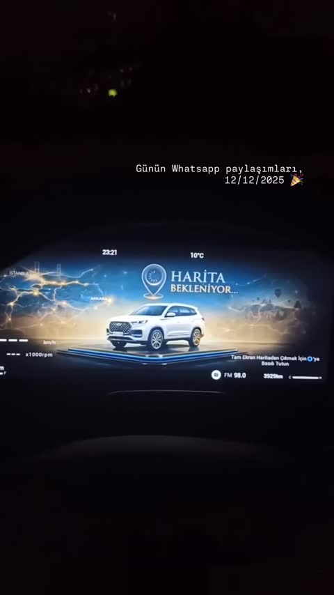 Chery aracında MUHAWARE uygulaması