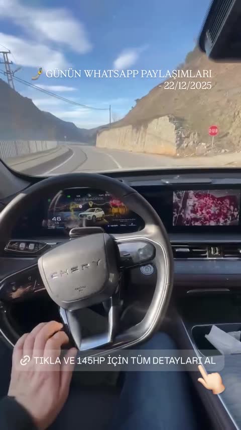Chery aracında MUHAWARE uygulaması