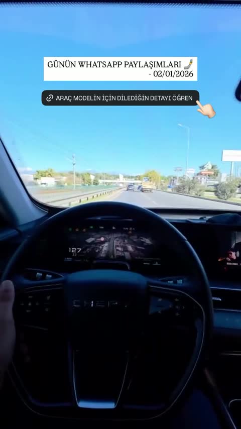Chery aracında MUHAWARE uygulaması