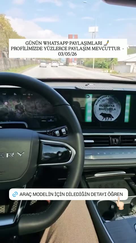 Chery aracında MUHAWARE uygulaması