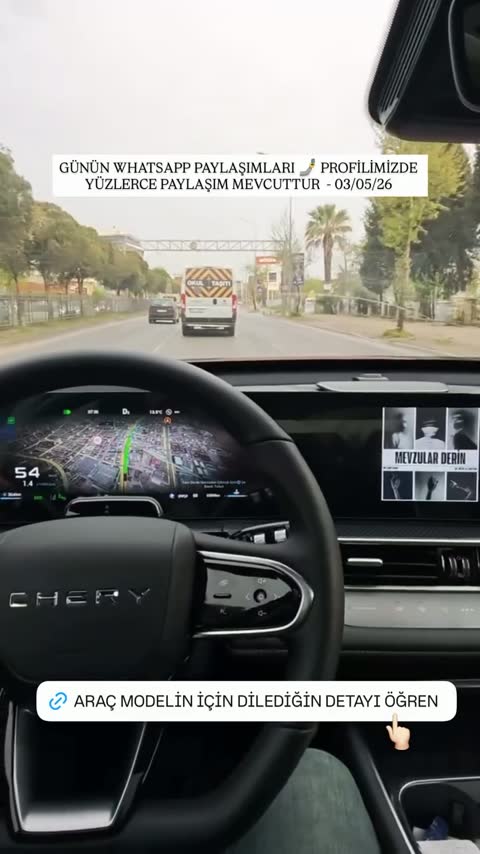 Chery aracında MUHAWARE uygulaması
