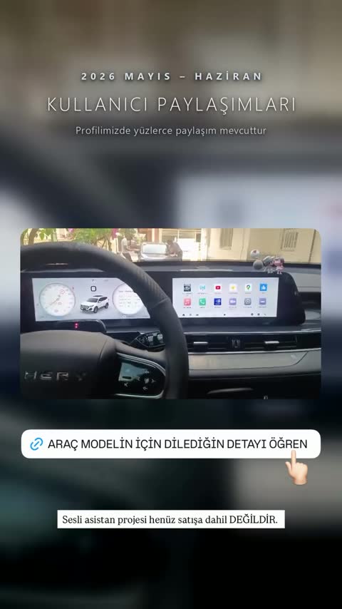 Chery aracında MUHAWARE uygulaması