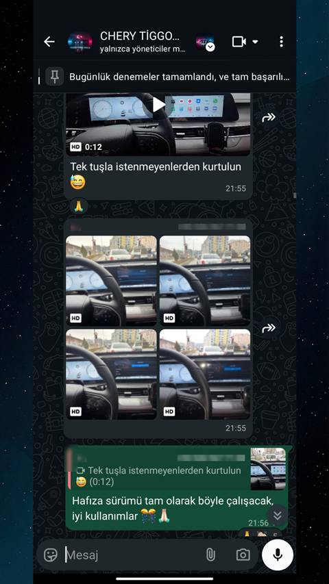 MUHAWARE kullanıcı yorumu (145HP Grubu): Hafıza sürümü tam olarak böyle çalışacak, iyi kullanımlar 🎊🙏