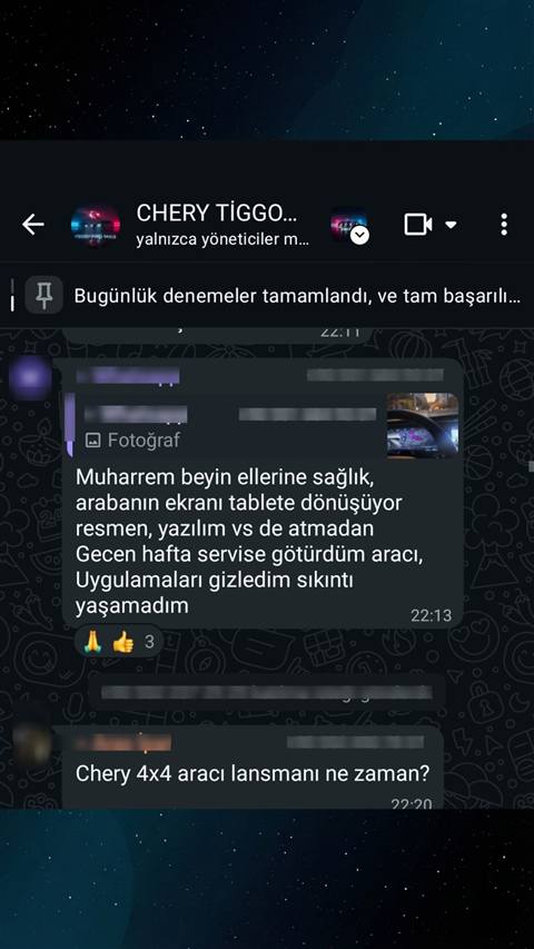 MUHAWARE kullanıcı yorumu (145HP Grubu): Muharrem beyin ellerine sağlık, arabanın ekranı tablete dönüşüyor resmen, yazılım vs de atmadan Gecen hafta servise götürdüm aracı, Uygulamaları gizledim sıkıntı yaşamadım