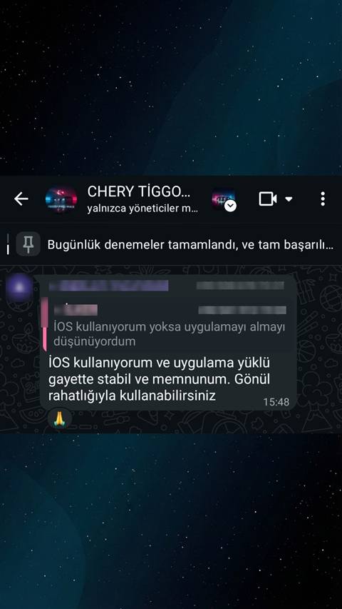 MUHAWARE kullanıcı yorumu (145HP Grubu): İOS kullanıyorum ve uygulama yüklü gayette stabil ve memnunum. Gönül rahatlığıyla kullanabilirsiniz