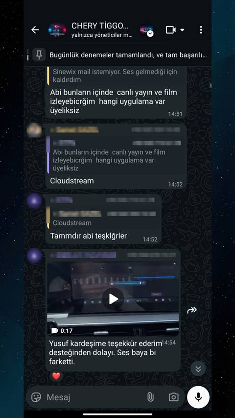 MUHAWARE kullanıcı yorumu (145HP Grubu): Yusuf kardeşime teşekkür ederim desteğinden dolayı. Ses baya bi farketti.