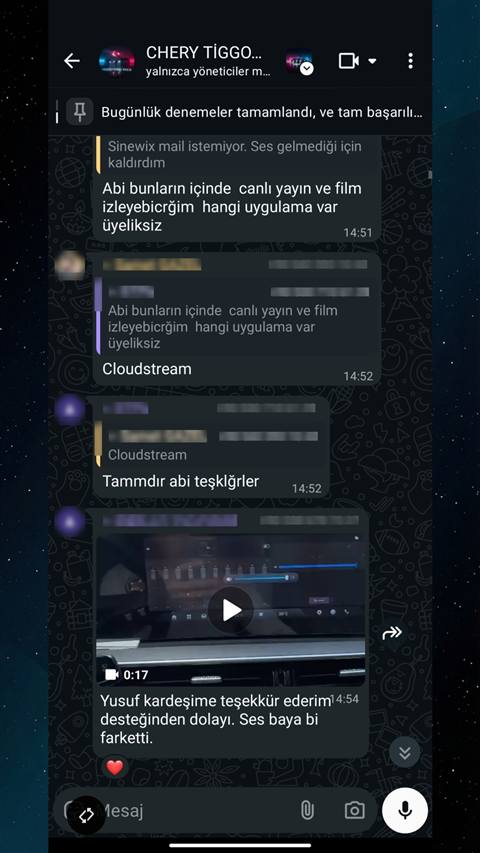 MUHAWARE kullanıcı yorumu (145HP Grubu): Yusuf kardeşime teşekkür ederim desteğinden dolayı. Ses baya bi farketti.