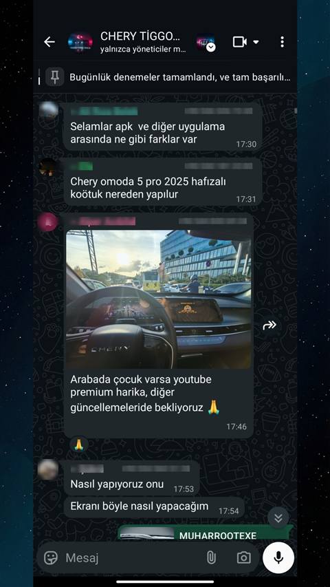 MUHAWARE kullanıcı yorumu (145HP Grubu): Arabada çocuk varsa youtube premium harika, diğer güncellemeleride bekliyoruz 🙏
