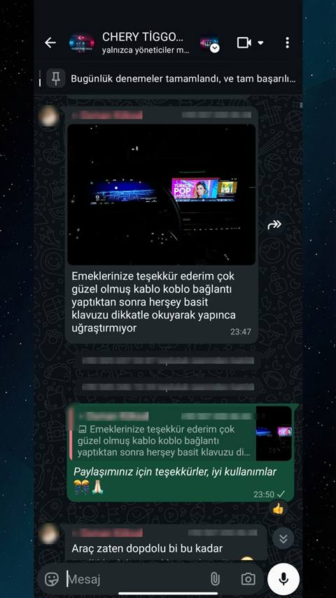 MUHAWARE kullanıcı yorumu (145HP Grubu): Emeklerinize teşekkür ederim çok güzel olmuş kablo koblo bağlantı yaptıktan sonra herşey basit klavuzu dikkatle okuyarak yapınca uğraştırmıyor