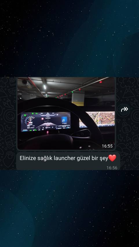 MUHAWARE kullanıcı yorumu (145HP Grubu): Elinize sağlık launcher güzel bir şey❤️
