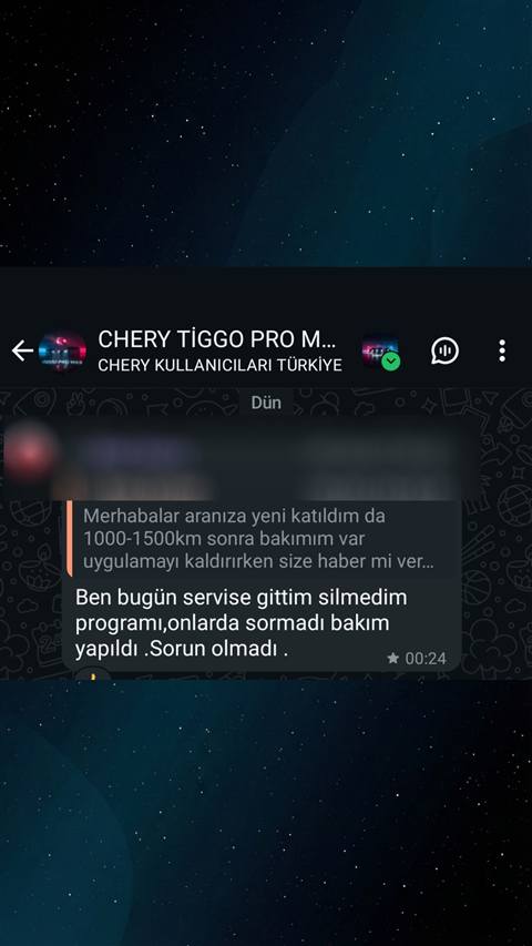 MUHAWARE kullanıcı yorumu (145HP Grubu): Ben bugün servise gittim silmedim programı,onlarda sormadı bakım yapıldı .Sorun olmadı .