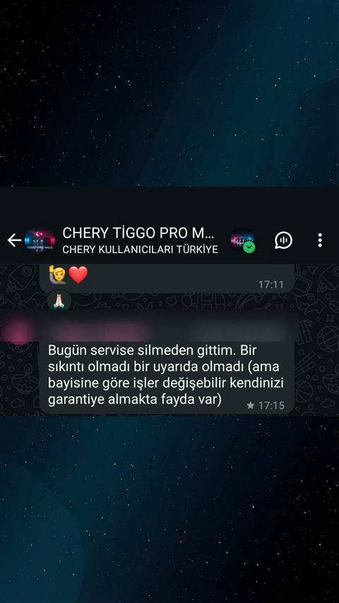 MUHAWARE kullanıcı yorumu (145HP Grubu): Bugün servise silmeden gittim. Bir sıkıntı olmadı bir uyarıda olmadı (ama bayisine göre işler değişebilir kendinizi garantiye almakta fayda var)