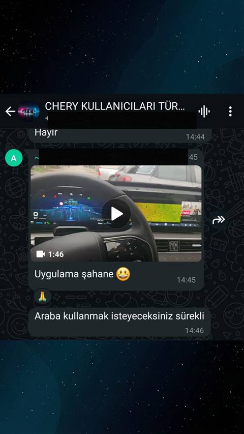 MUHAWARE kullanıcı yorumu (145HP Grubu): Uygulama şahane 😀