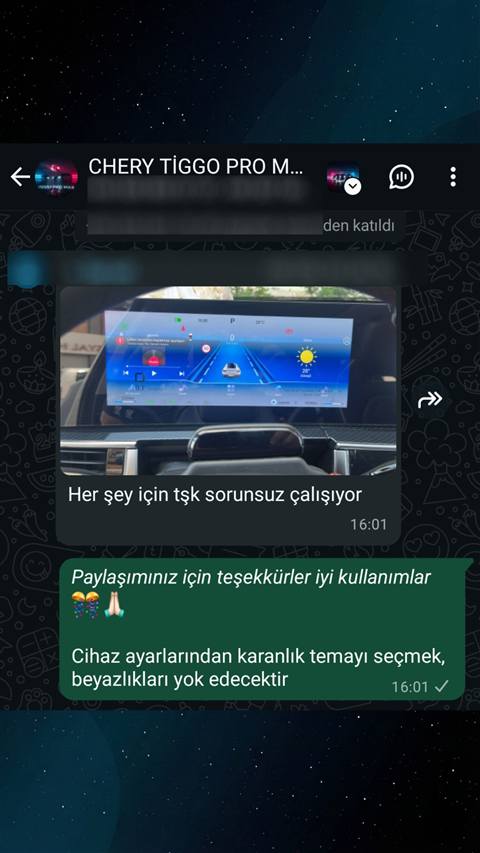 MUHAWARE kullanıcı yorumu (145HP Grubu): Her şey için tşk sorunsuz çalışıyor