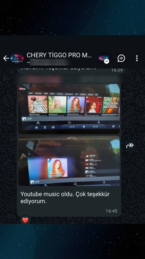 MUHAWARE kullanıcı yorumu (145HP Grubu): Youtube music oldu. Çok teşekkür ediyorum.