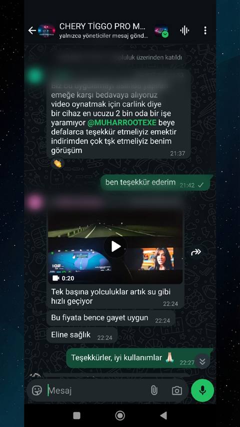 MUHAWARE kullanıcı yorumu (145HP Grubu): Tek başına yolculuklar artık su gibi hızlı geçiyor