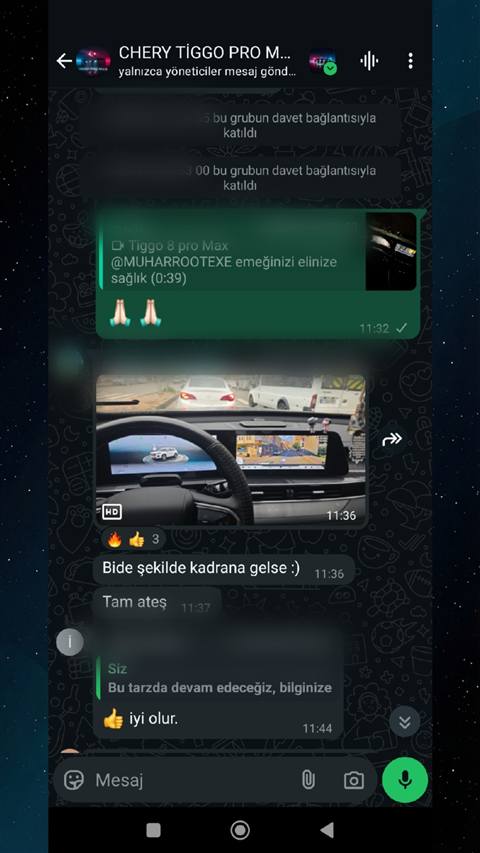 MUHAWARE kullanıcı yorumu (145HP Grubu): @MUHARROOTEXE emeğinizi elinize sağlık (0:39)