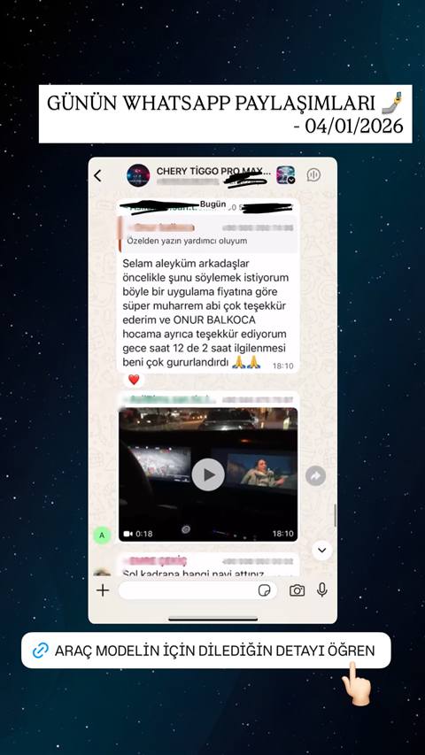 MUHAWARE kullanıcı yorumu (145HP Grubu): Selam aleyküm arkadaşlar öncelikle şunu söylemek istiyorum böyle bir uygulama fiyatına göre süper muharrem abi çok teşekkür ederim ve ONUR BALKOCA hocama ayrıca teşekkür ediyorum gece saat 12 de 2 saat ilgilenmesi beni çok gururlandırdı 🙏🙏