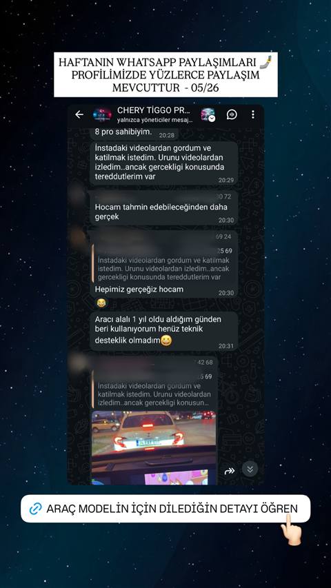 MUHAWARE kullanıcı yorumu (145HP Grubu): Araci alali 1 yıl oldu aldığım günden beri kullanıyorum henüz teknik desteklik olmadım😅