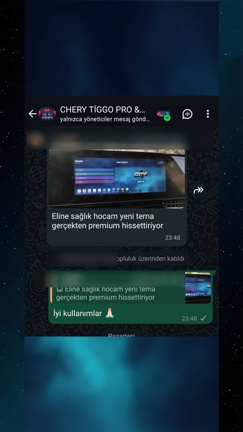MUHAWARE kullanıcı yorumu (183HP Grubu): Eline sağlık hocam yeni tema gerçekten premium hissettiriyor