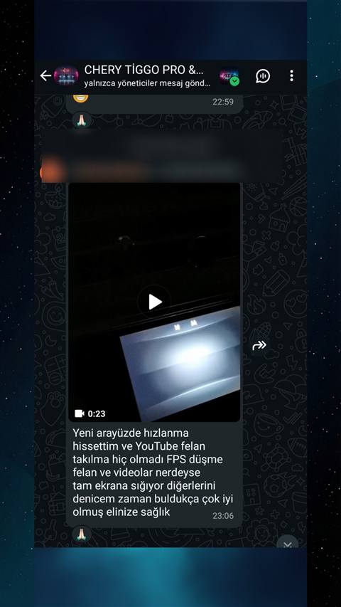 MUHAWARE kullanıcı yorumu (183HP Grubu): Yeni arayüzde hızlanma hissettim ve YouTube felan takılma hiç olmadı FPS düşme felan ve videolar nerdeyse tam ekrana sığıyor diğerlerini denicem zaman buldukça çok iyi olmuş elinize sağlık