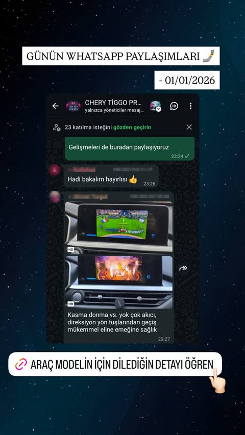 MUHAWARE kullanıcı yorumu (183HP Grubu): Kasma donma vs. yok çok akıcı, direksiyon yön tuşlarından geçiş mükemmel eline emeğine sağlık
