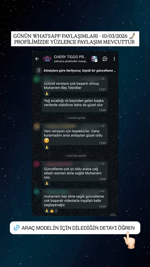 MUHAWARE kullanıcı yorumu (183HP Grubu): muharrem bey eline sagık güncelleme cok başaralı videolarla inşallah katkı saglayacağız
🙏 👍 2