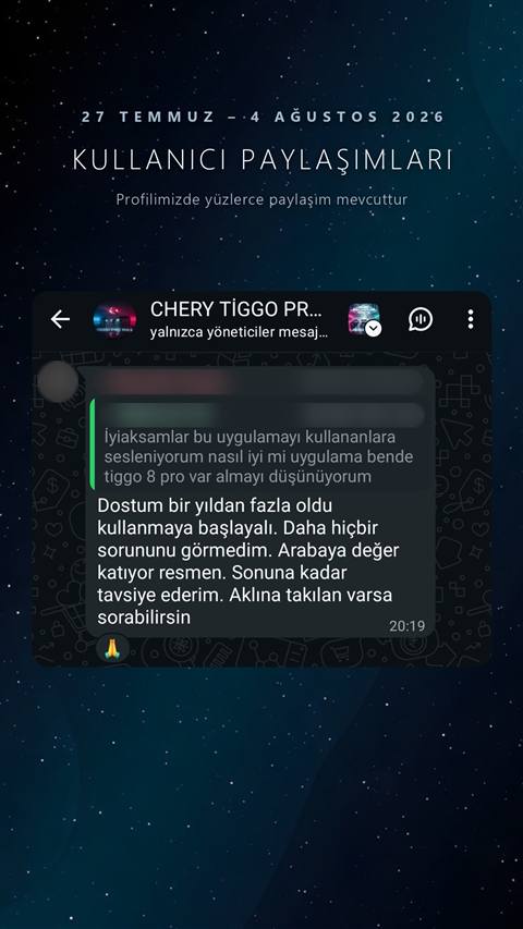 MUHAWARE kullanıcı yorumu (183HP Grubu): Dostum bir yıldan fazla oldu kullanmaya başlayalı. Daha hiçbir sorununu görmedim. Arabaya değer katıyor resmen. Sonuna kadar tavsiye ederim. Aklına takılan varsa sorabilirsin