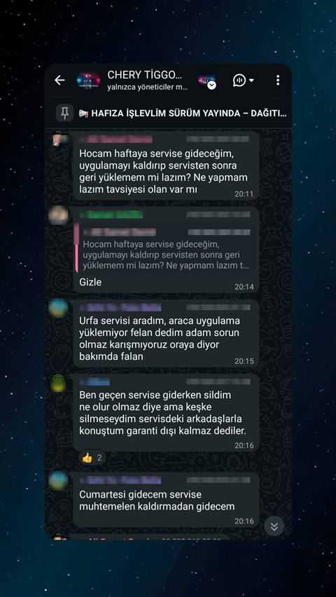 MUHAWARE kullanıcı yorumu (Garanti Paylaşımı): Ben geçen servise giderken sildim ne olur olmaz diye ama keşke silmeseydim servisdeki arkadaşlarla konuştum garanti dışı kalmaz dediler.