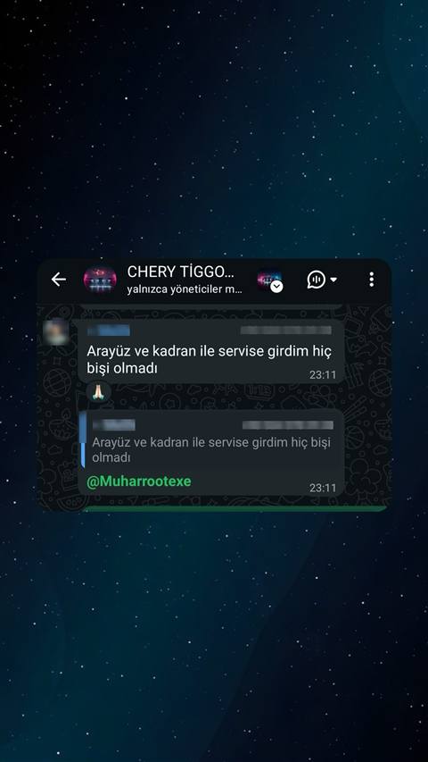 MUHAWARE kullanıcı yorumu (Garanti Paylaşımı): Arayüz ve kadran ile servise girdim hiç bişi olmadı
@Muharrootexe