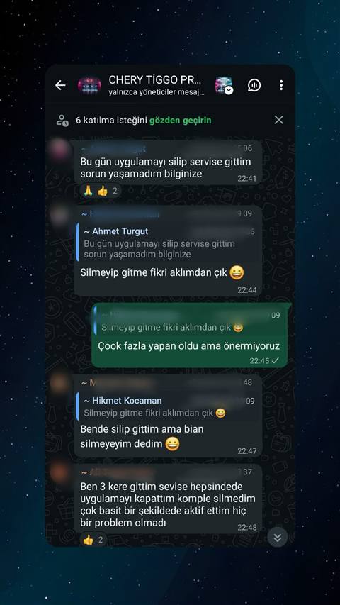 MUHAWARE kullanıcı yorumu (Garanti Paylaşımı): Ben 3 kere gittim sevise hepsindede uygulamayı kapattım komple silmedim çok basit bir şekildede aktif ettim hiç bir problem olmadı