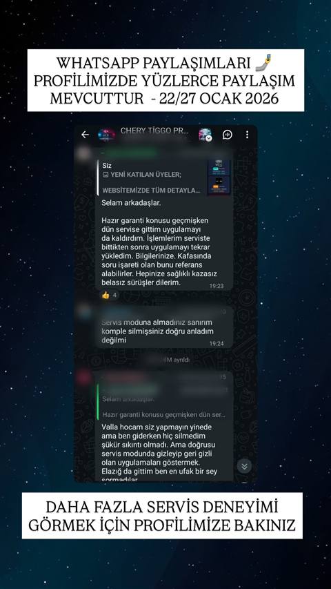 MUHAWARE kullanıcı yorumu (Garanti Paylaşımı): Valla hocam siz yapmayın yinede ama ben giderken hiç silmedim şükür sıkıntı olmadı. Ama doğrusu servis modunda gizleyip geri gizli olan uygulamaları göstermek. Elazığ da gittim ben en ufak bir sey sormadılar
