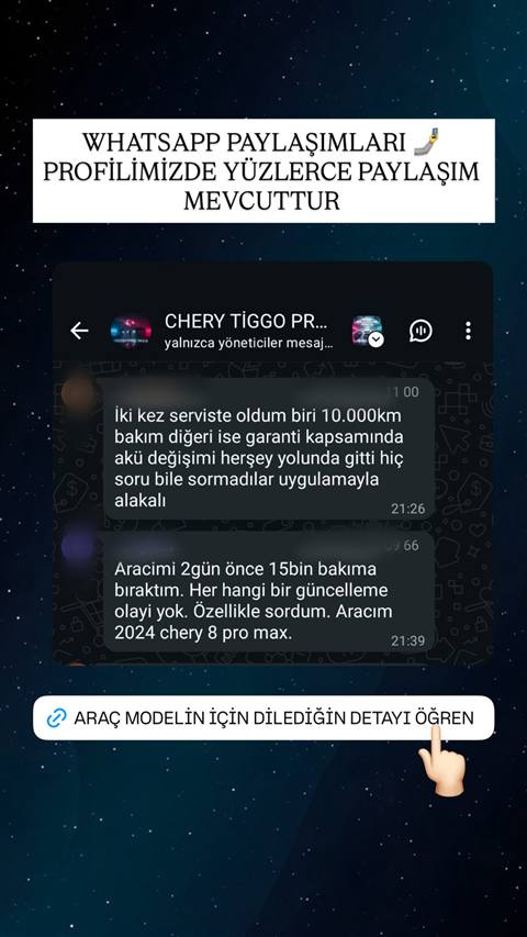 MUHAWARE kullanıcı yorumu (Garanti Paylaşımı): İki kez serviste oldum biri 10.000km bakım diğeri ise garanti kapsamında akü değişimi herşey yolunda gitti hiç soru bile sormadılar uygulamayla alakalı