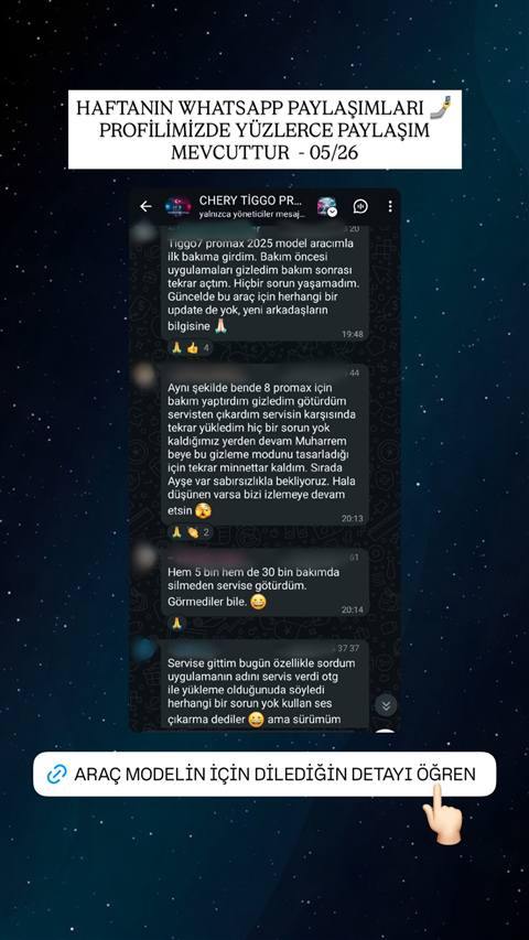 MUHAWARE kullanıcı yorumu (Garanti Paylaşımı): Hem 5 bin hem de 30 bin bakımda silmeden servise götürdüm. Görmediler bile. 😀