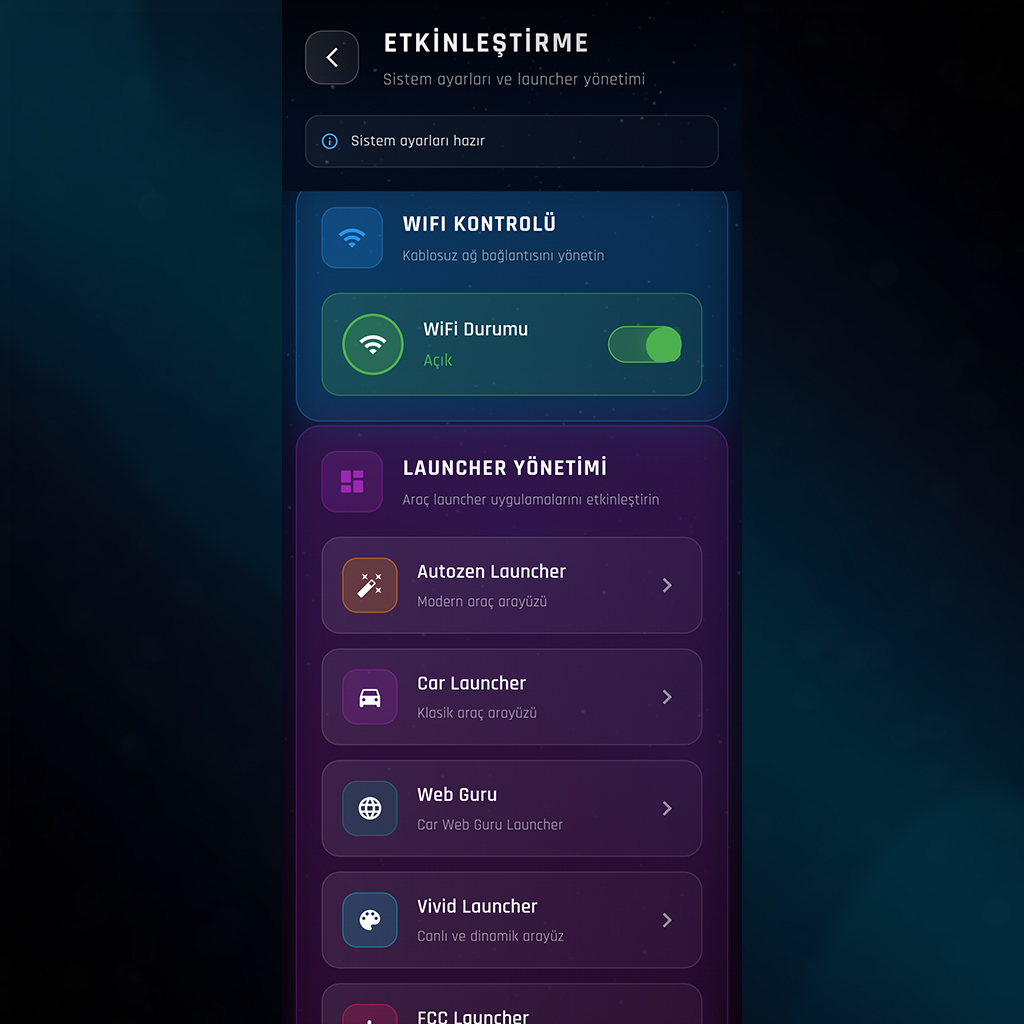 Launcher Etkinleştirme 1